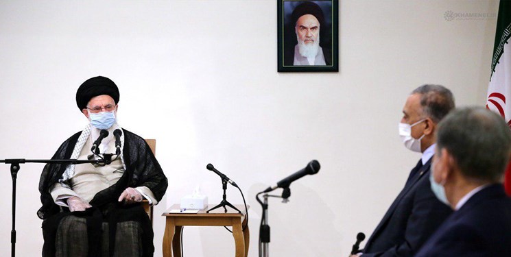 رهبر انقلاب در دیدار مصطفی الکاظمی: ایران با تضعیف دولت عراق مخالف است