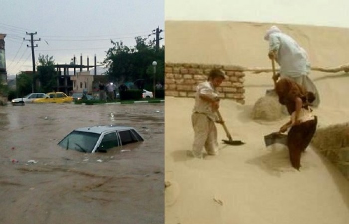 طوفان در شمال ، سیلاب در جنوب/ ارائه خدمات بهداشتی امدادی رایگان در سیستان