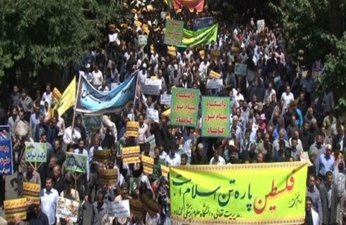 راهپیمایی روز قدس در دو نقطه شهرستان دلگان برگزار می شود