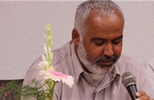 آرزوی شعرخوانی شاعر بلوچ در حضور رهبر انقلاب/ در مدح امام حسین (ع) به دو زبان بلوچی و فارسی شعر سروده ام