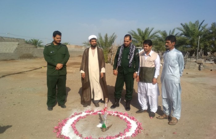 کلنگ زنی ۹ واحد مسکونی محرومان در شهرستان دلگان