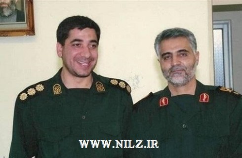 تصویر دیده نشده از رئیس دفتر حاج قاسم سلیمانی در کنار سیدحسن نصرالله