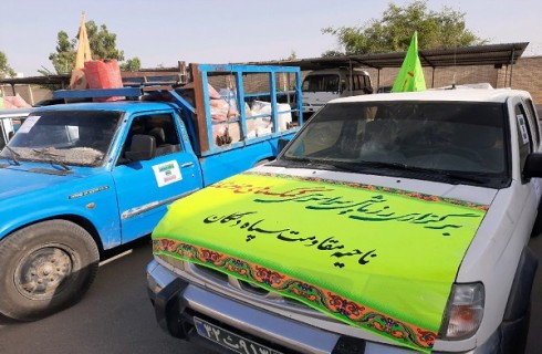 توزیع ۵۰۰ کیلو مرغ بین نیازمندان در شهرستان دلگان