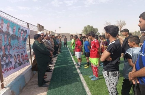 برگزاری مسابقات فوتسال در شهر جزینک