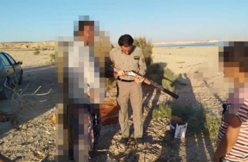 دستگیری شکارچی متخلف در زهک