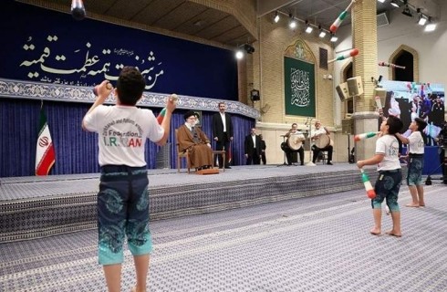 انتخاب نونهالان باستانی‌کار در حضور رهبر انقلاب